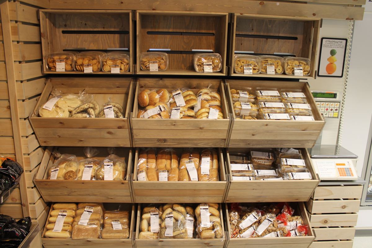 Estantería de panadería