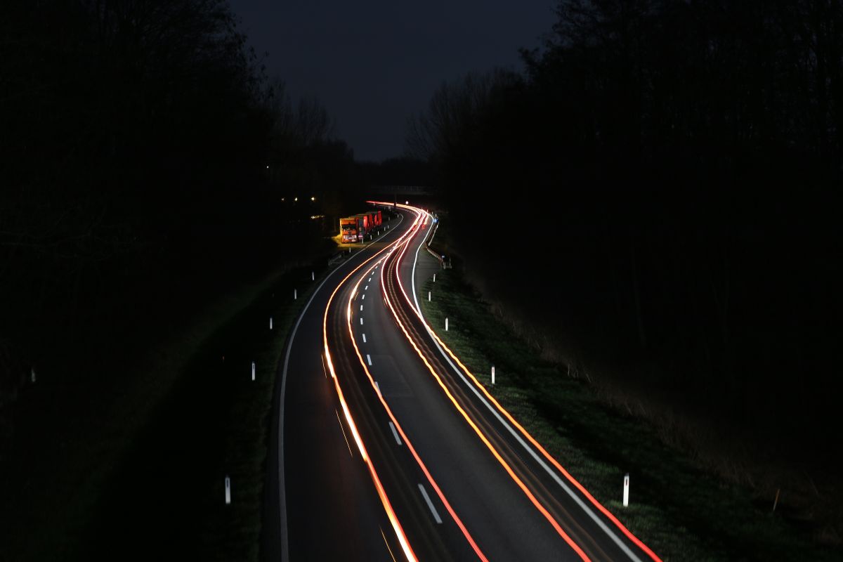 Carretera de noche