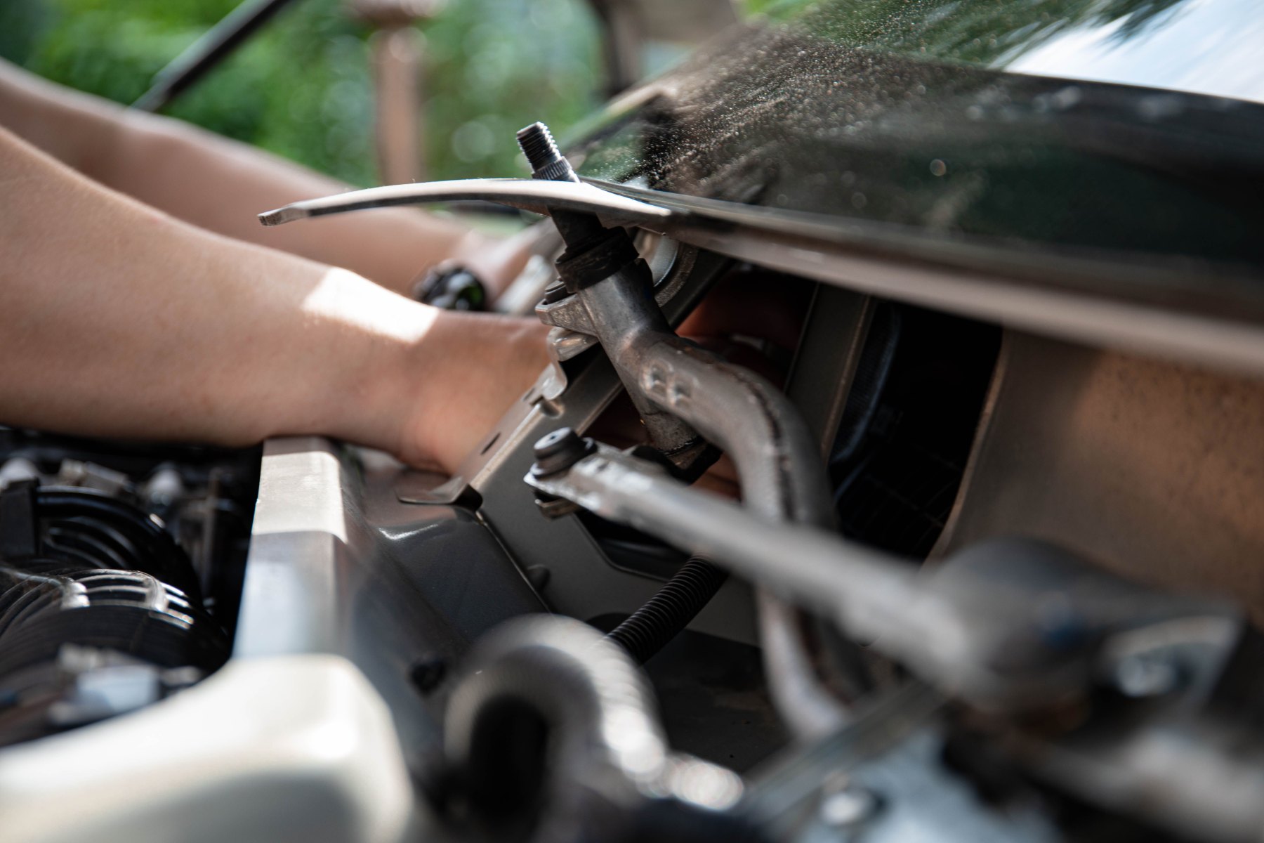 Trabajo en el vano motor